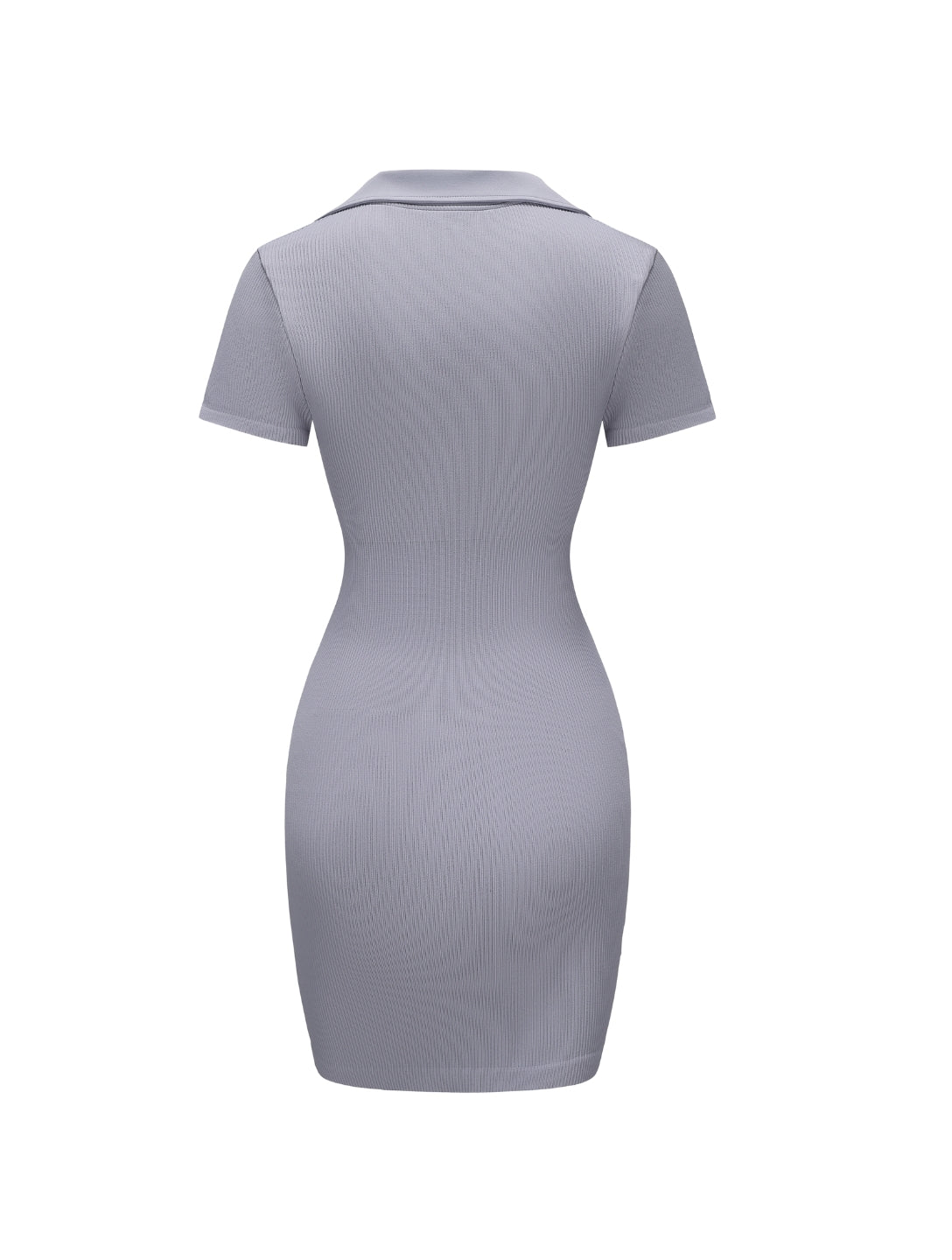 Ribbed Bodycon Mini Dress - HeyShape