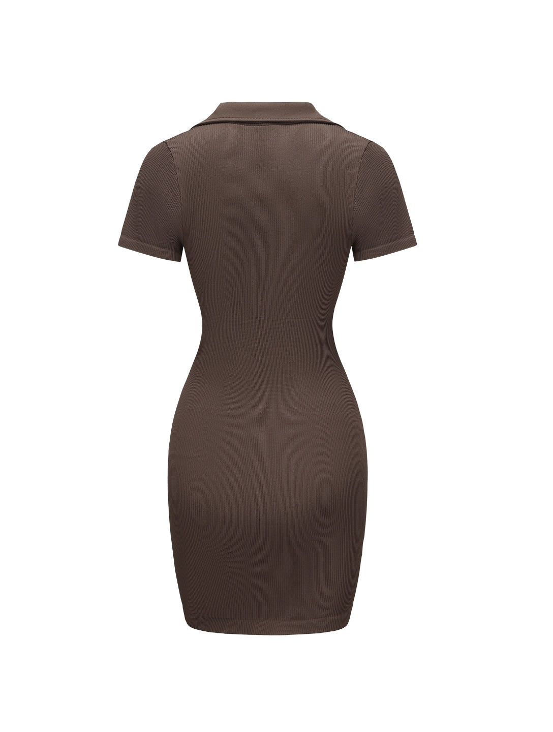 Ribbed Bodycon Mini Dress - HeyShape