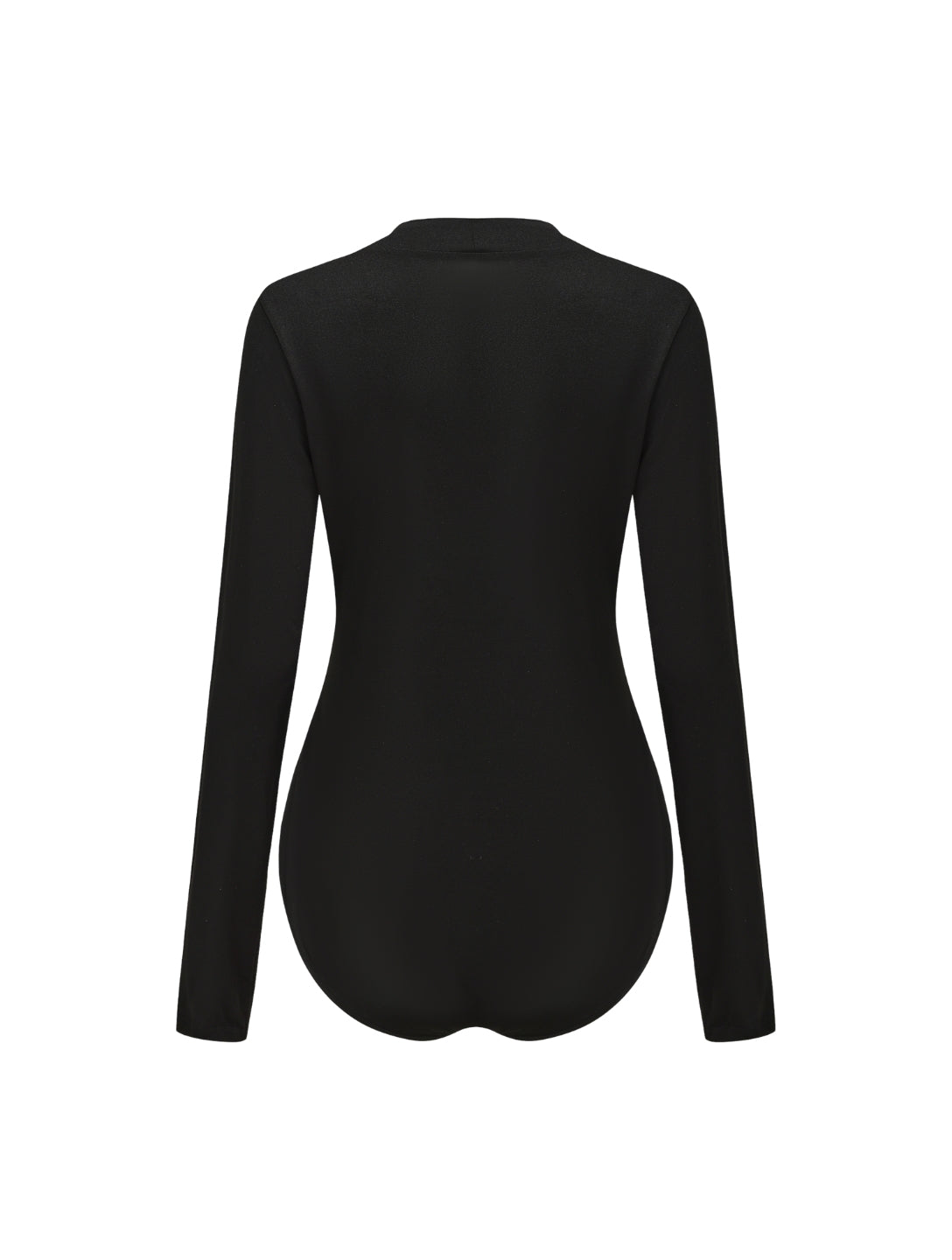 Long Sleeve Turtle Neck Bodysuit - HeyShape