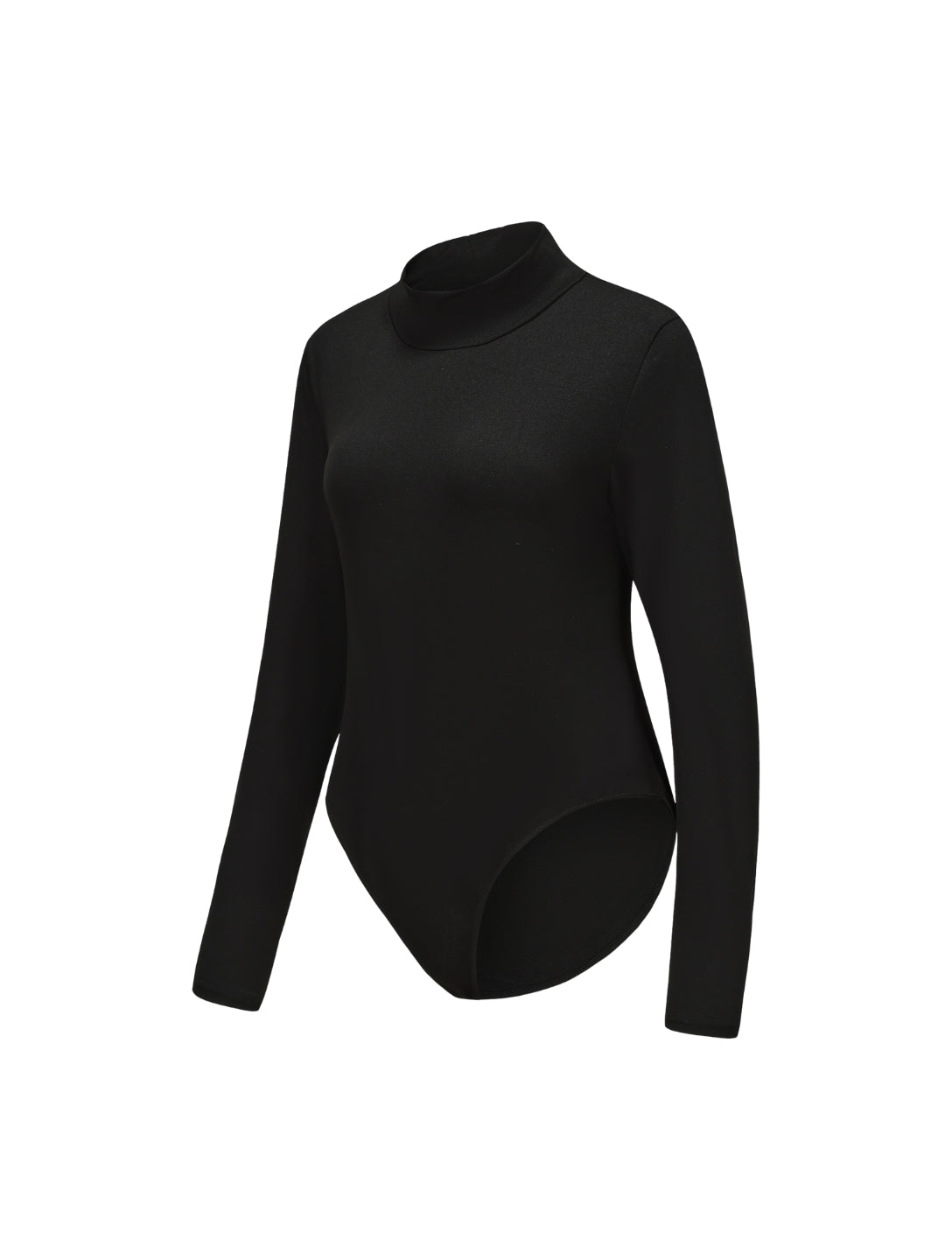 Long Sleeve Turtle Neck Bodysuit - HeyShape