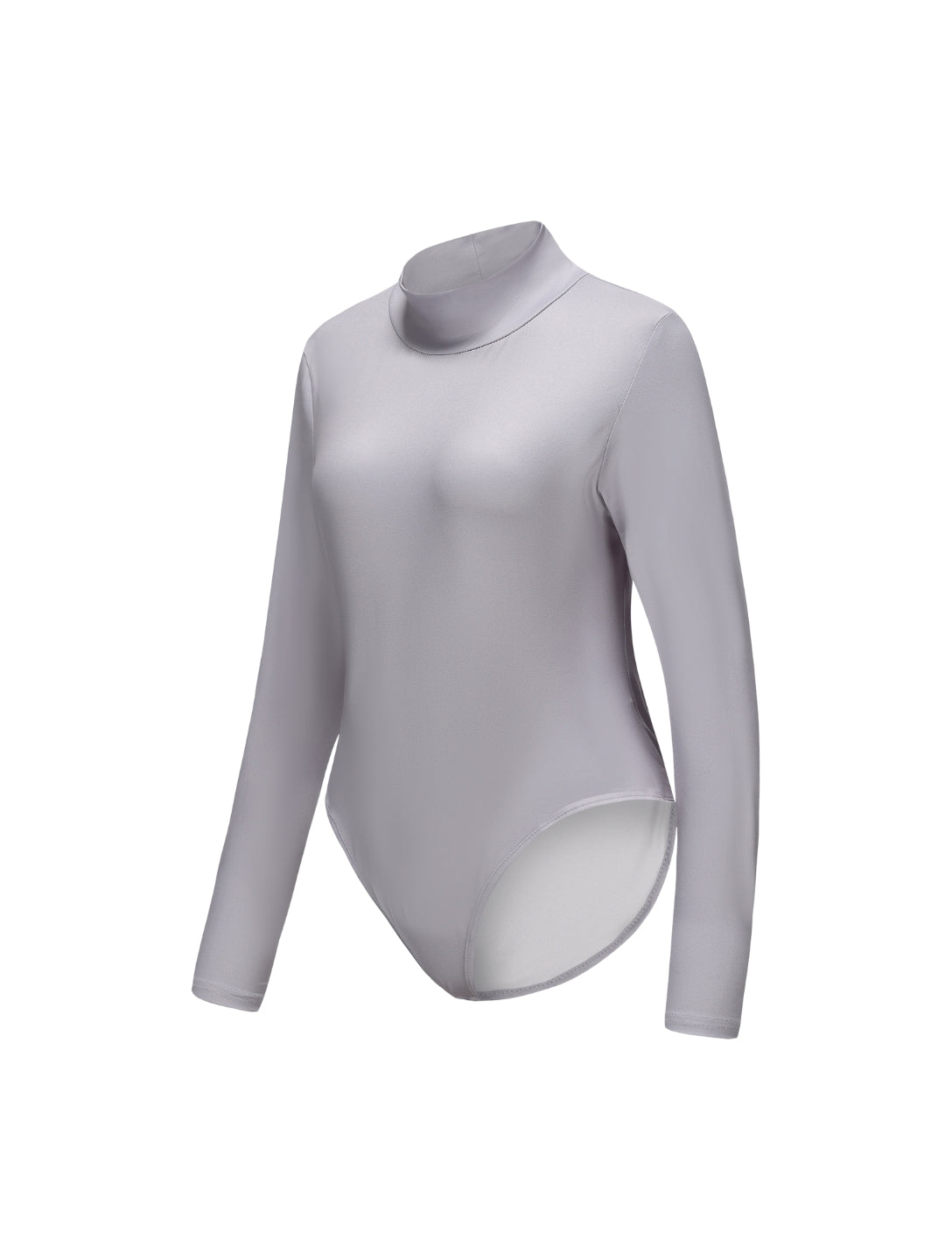 Long Sleeve Turtle Neck Bodysuit - HeyShape