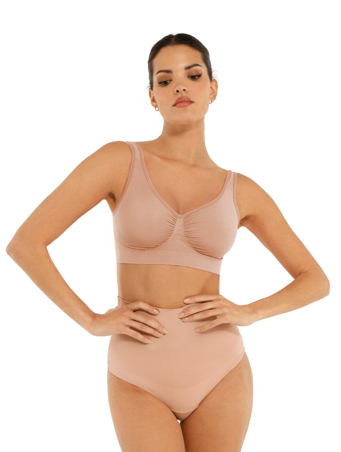 Snatched Wide Straps Bra - HeyShape