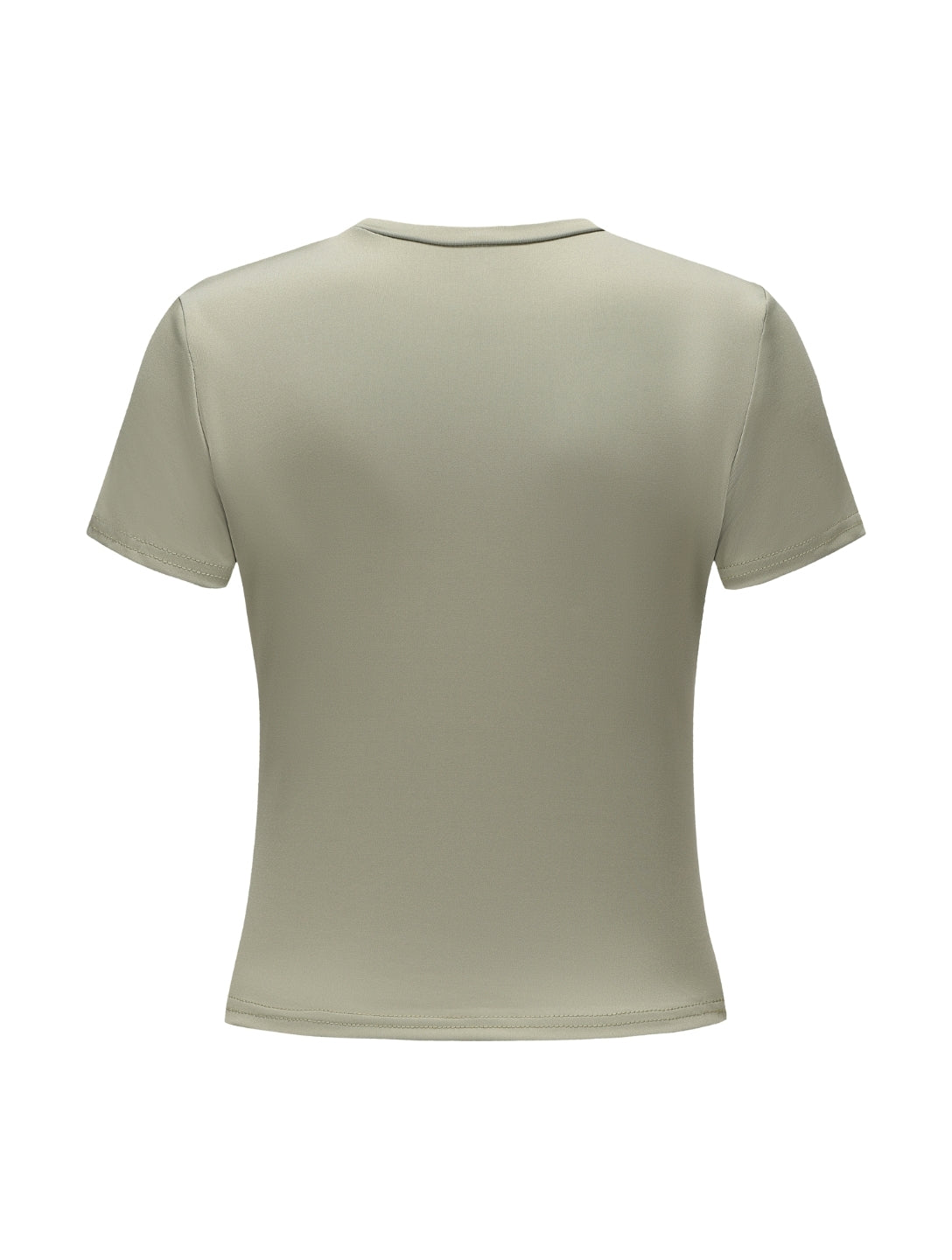 Short Sleeve Crew Neck Top - HeyShape
