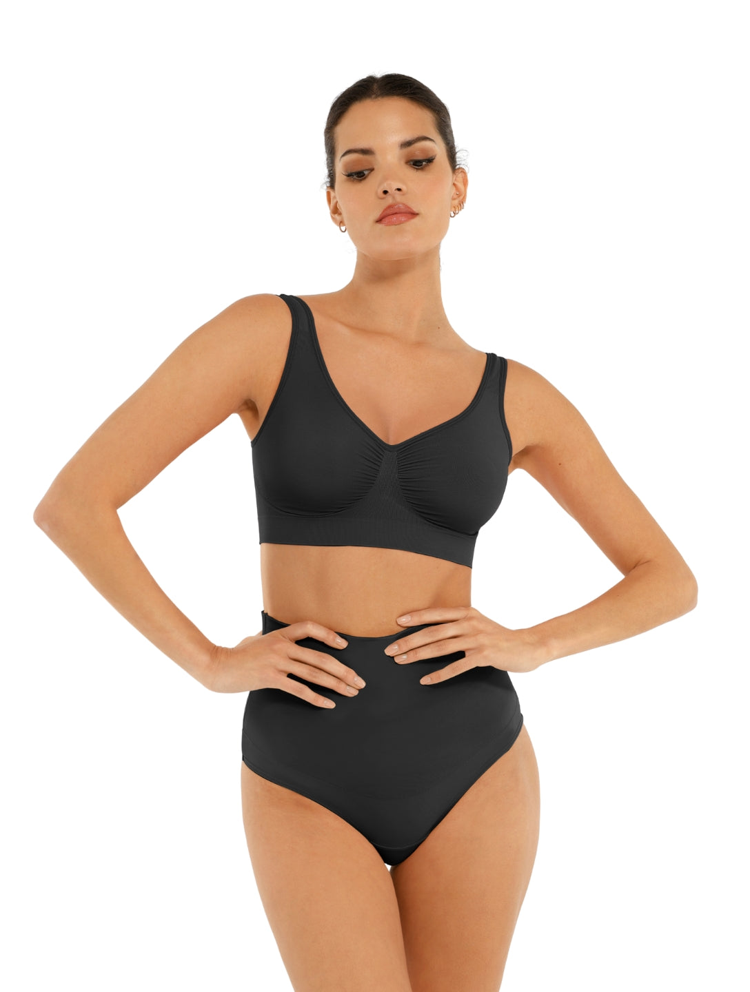 Snatched Wide Straps Bra - HeyShape