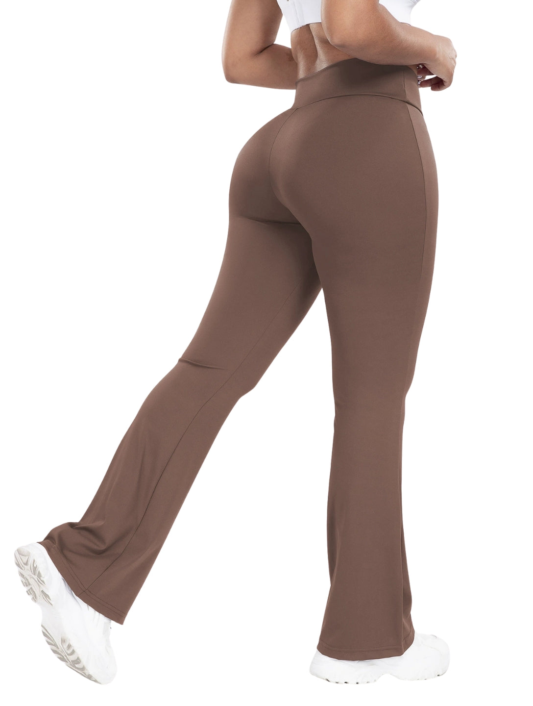 Snatched V-Line Flare Pants - HeyShape