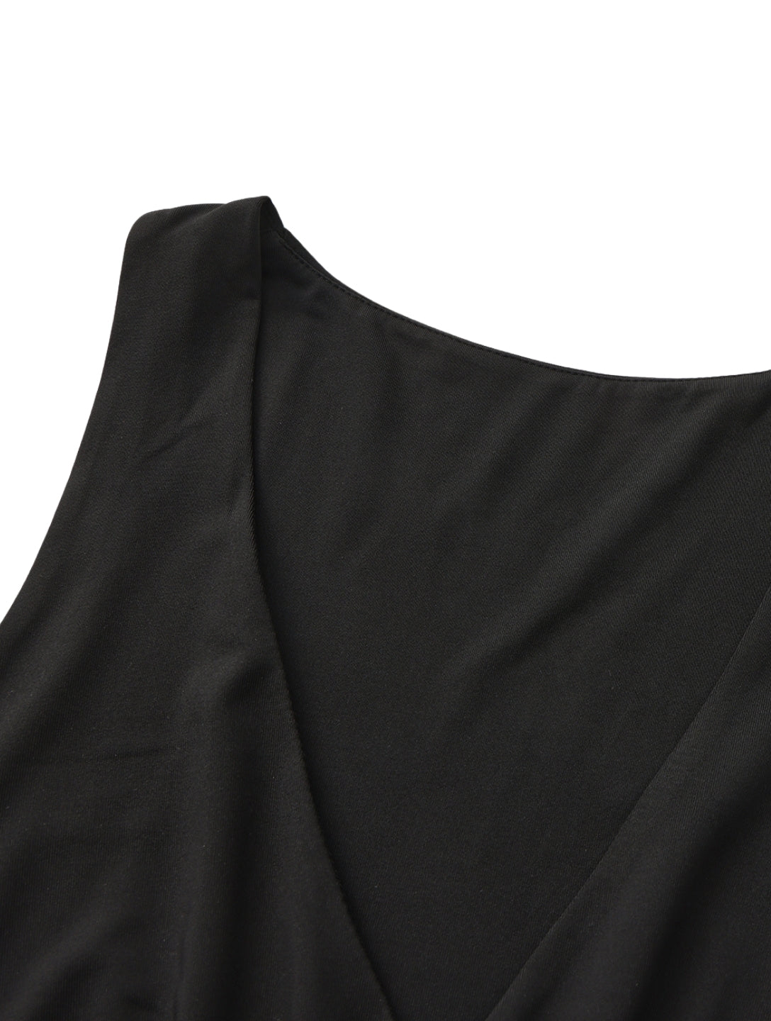 V-hals gerimpeld topje