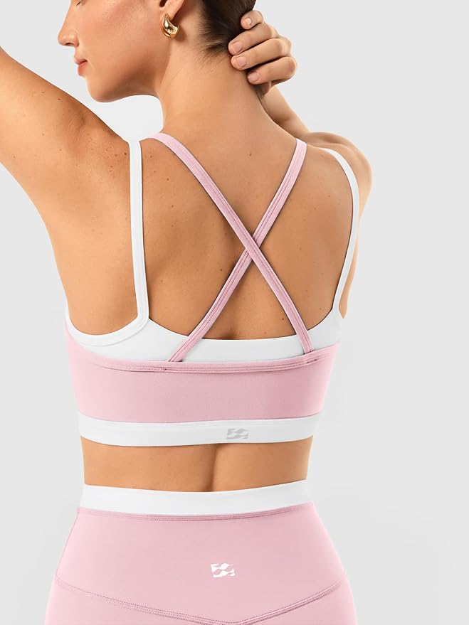 High Waisted Seamless Leggings & Double Layer Sports Bra