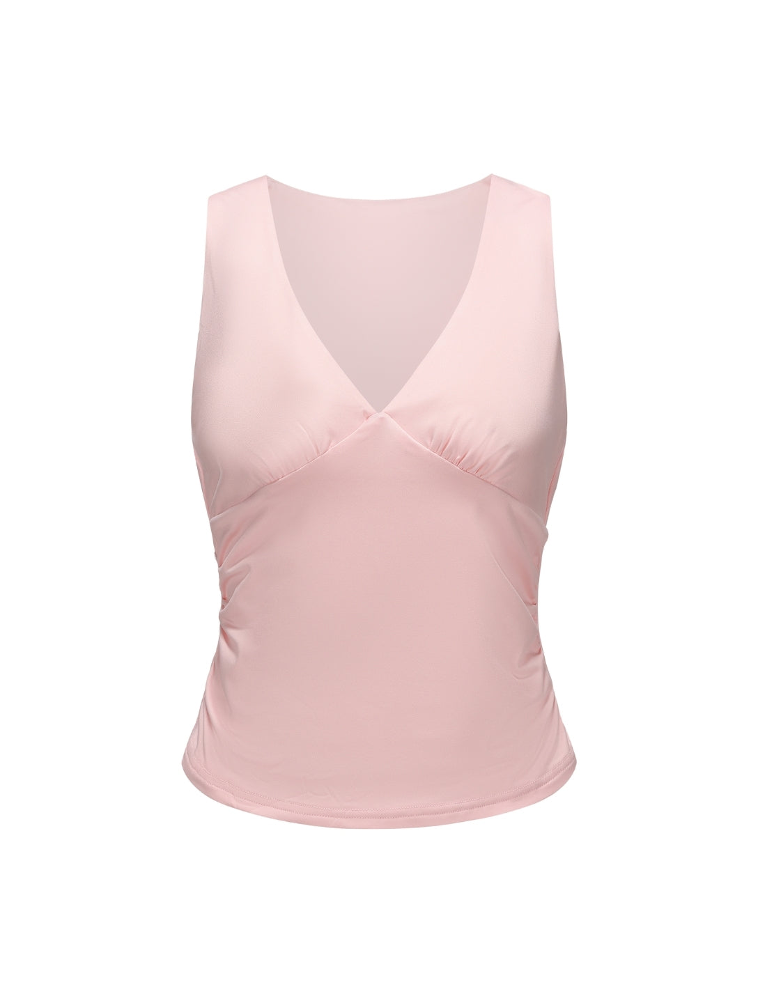 V-hals gerimpeld topje