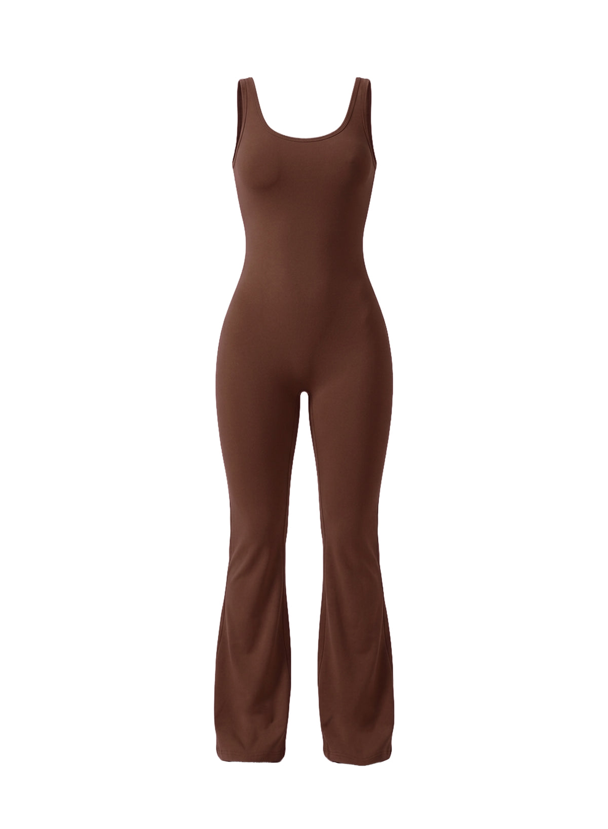 Flared Sports Jumpsuit - HeyShape