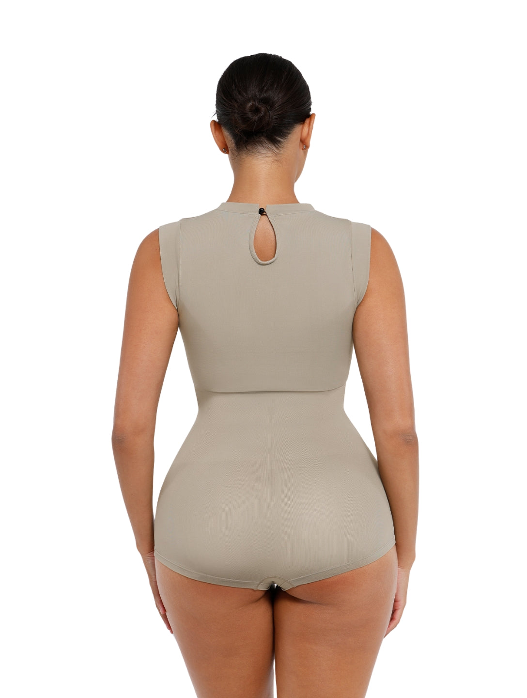 High Neck Sleeveless Bodysuit - HeyShape