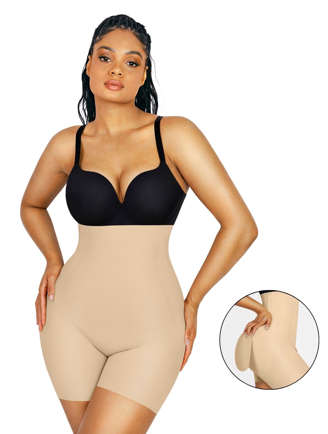 Ultra High Waisted BBL Shorts - HeyShape