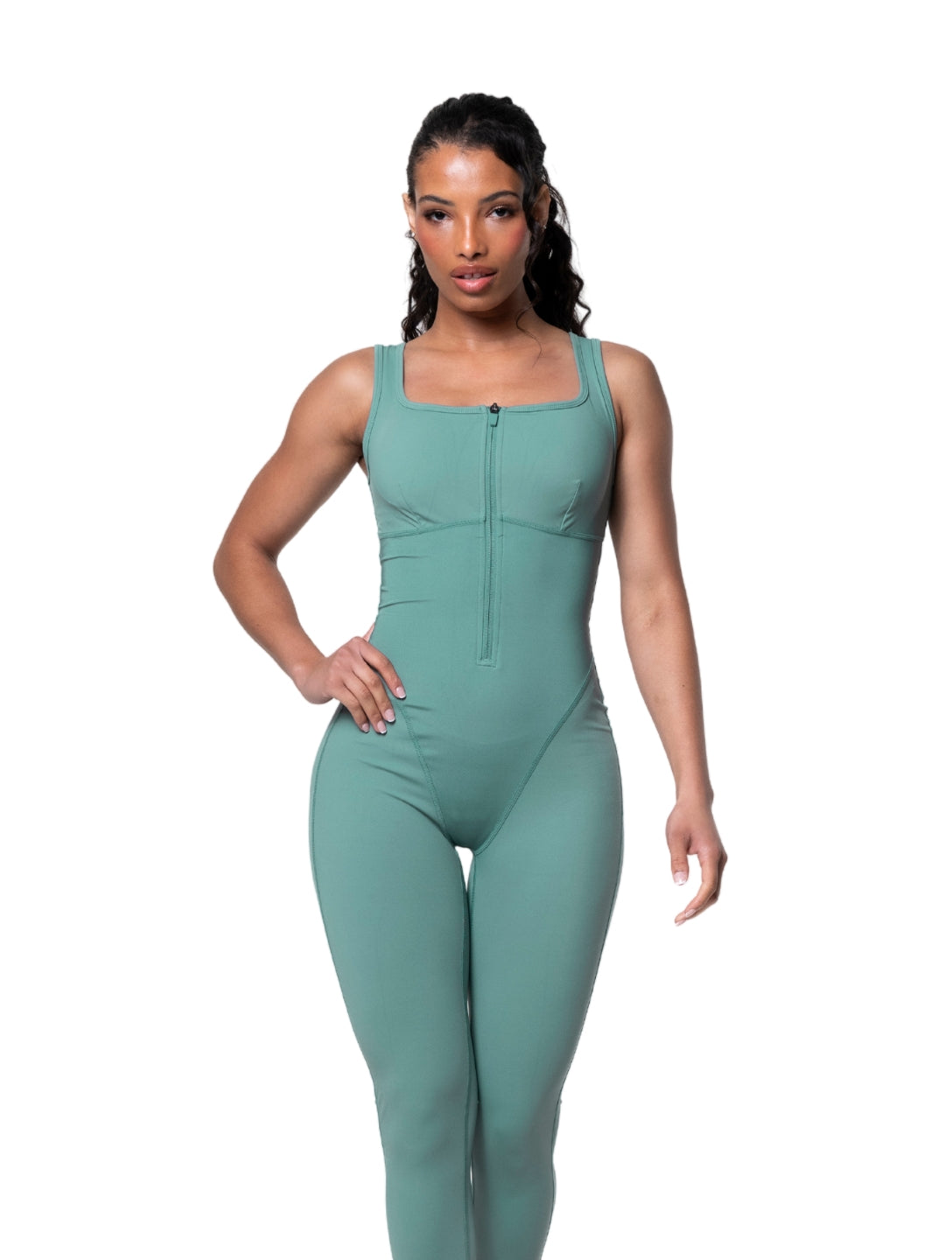 Front Zip Catsuit - HeyShape