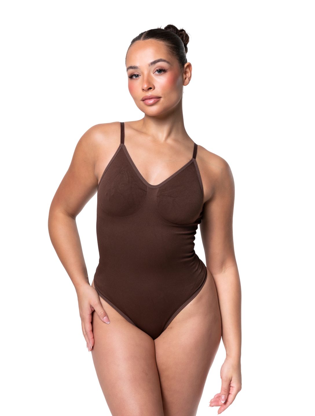 Low Back Snatched Thong Bodysuit - HeyShape