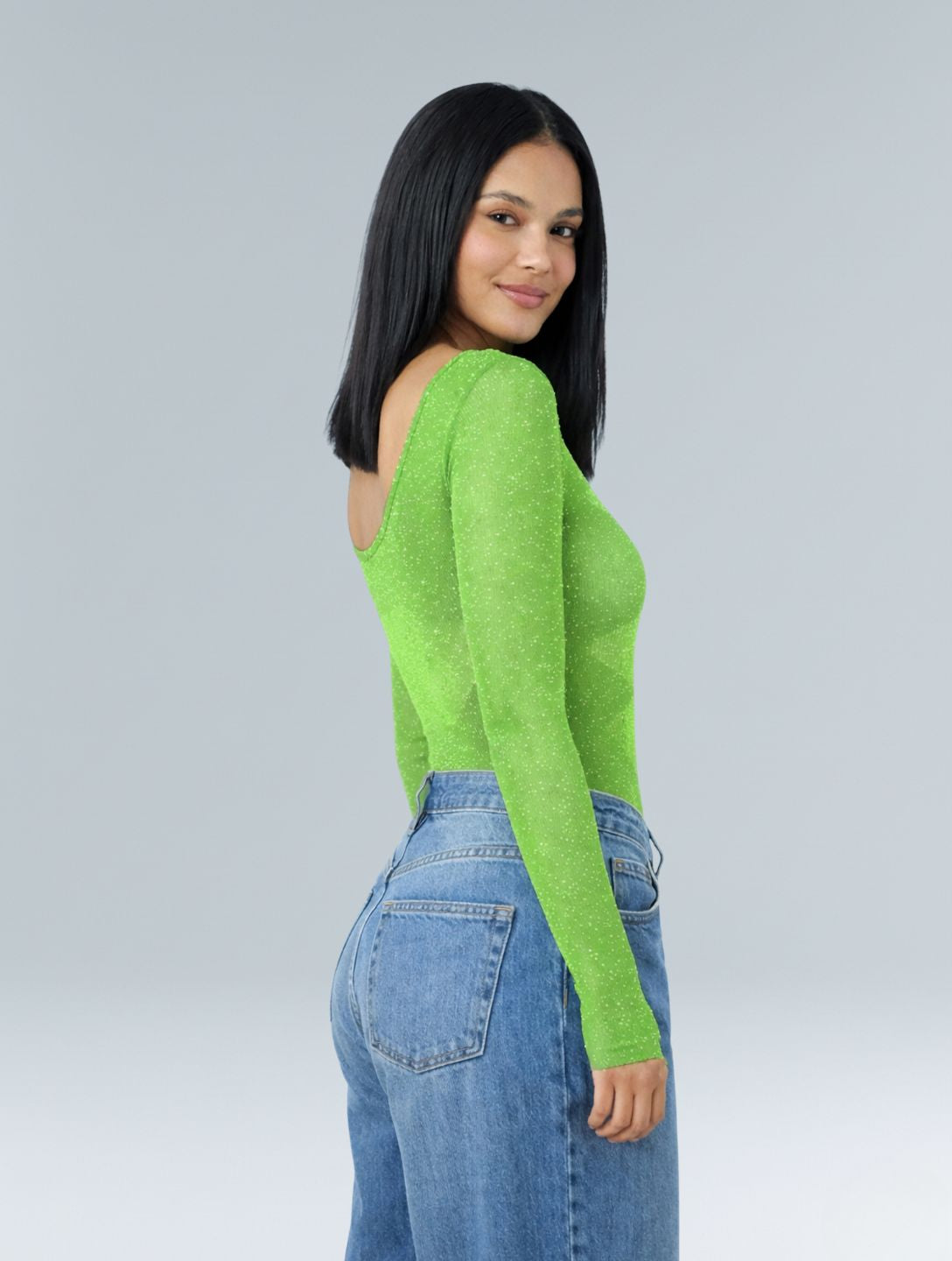 The Stardust Mesh Bodysuit - HeyShape