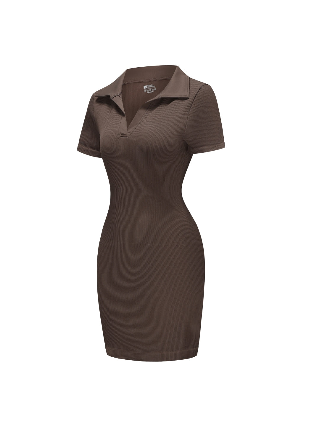 Ribbed Bodycon Mini Dress - HeyShape