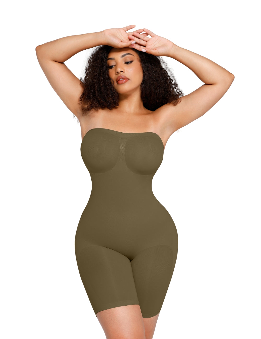 Strapless Sculpting Shapewear Bodysuit - HeyShape