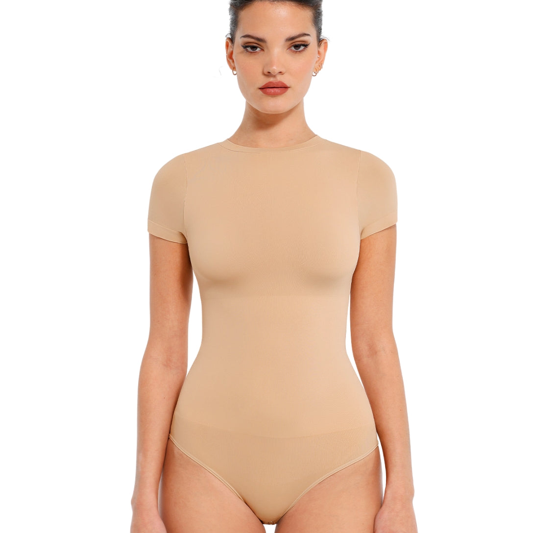 Fitted Tee Bodysuit - HeyShape