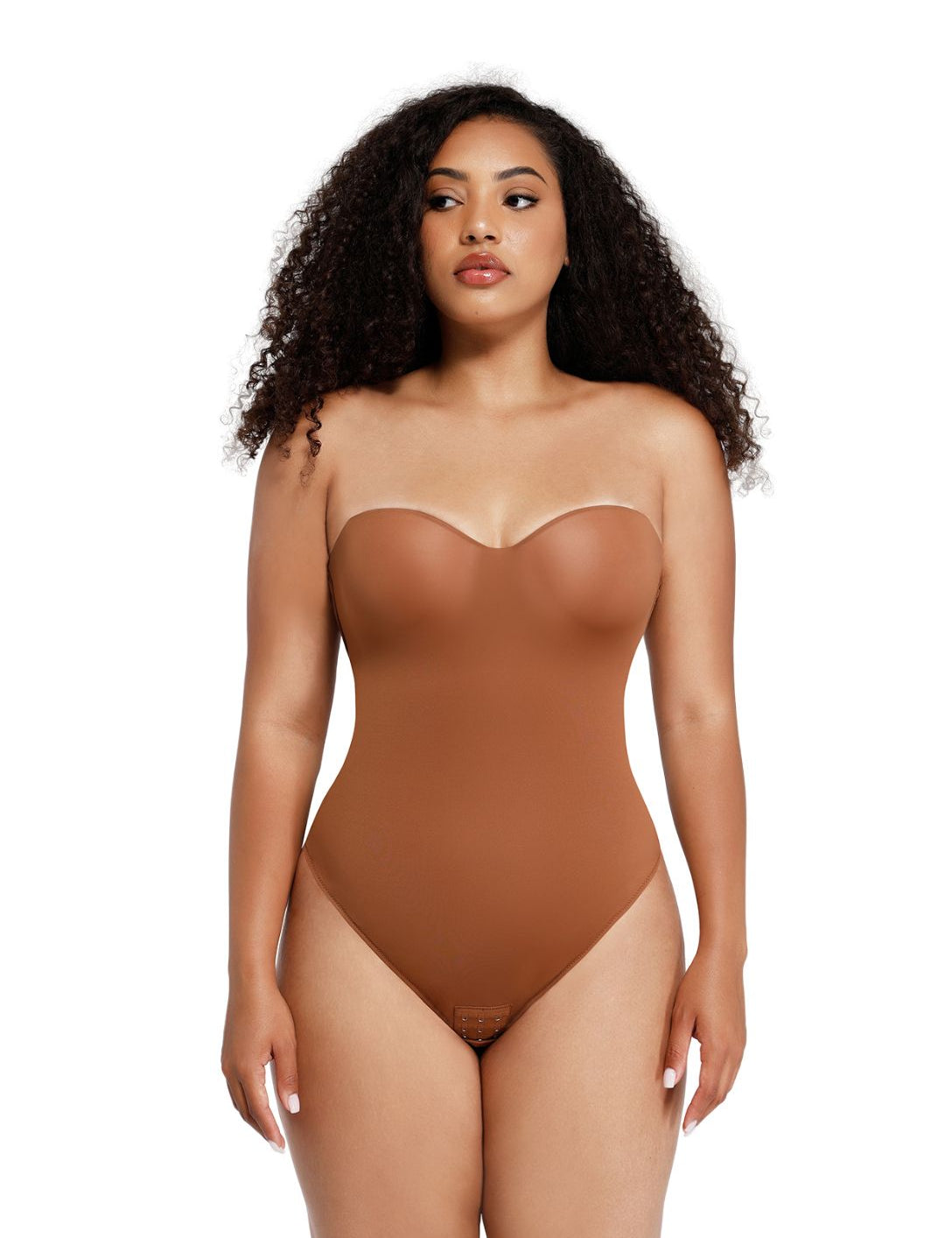 Strapless Supportive Shapewear Bodysuit - HeyShape