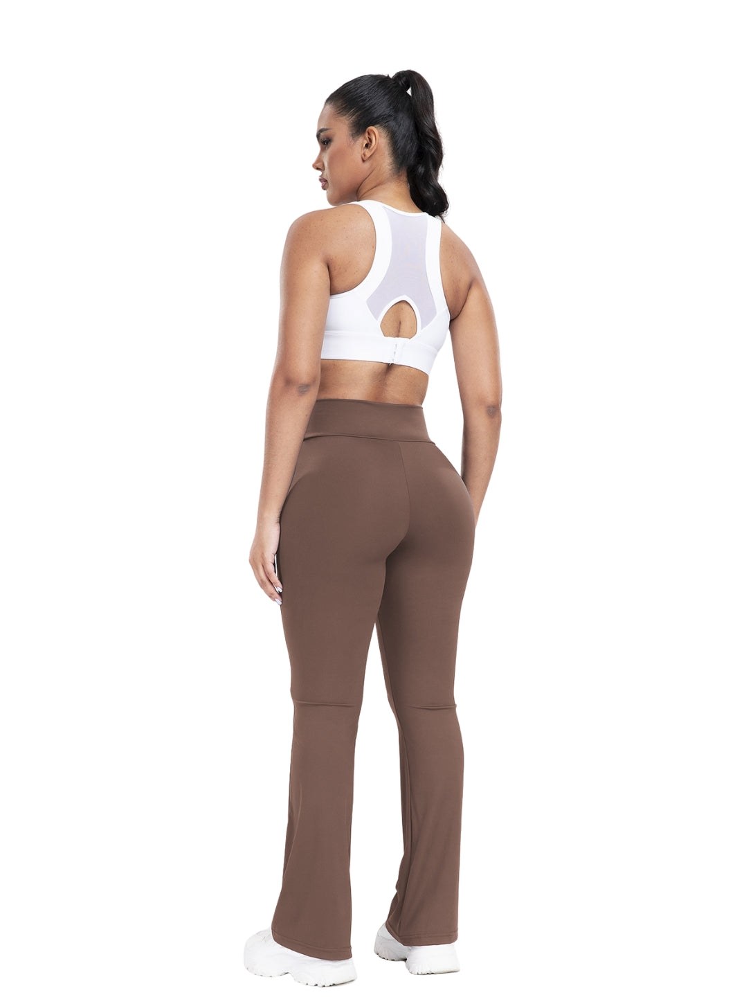 Snatched V-Line Flare Pants - HeyShape