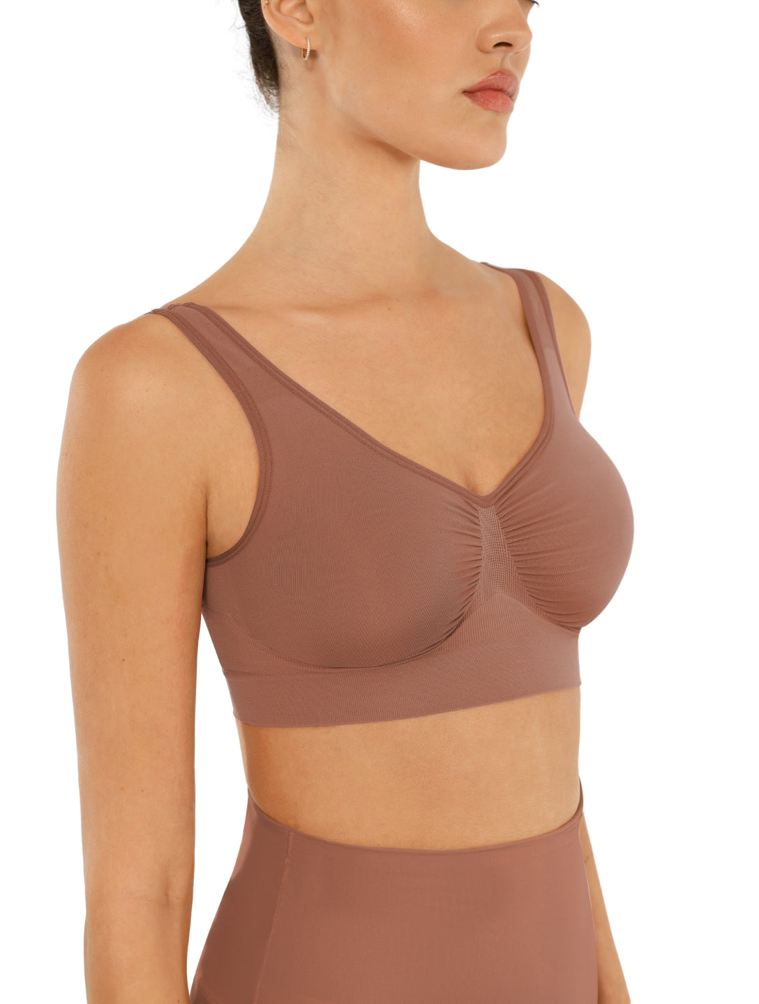 Snatched Wide Straps Bra - HeyShape