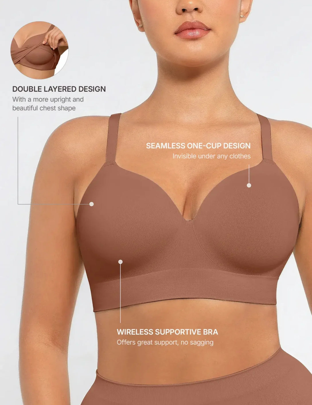 Wireless Shaping Bra - HeyShape