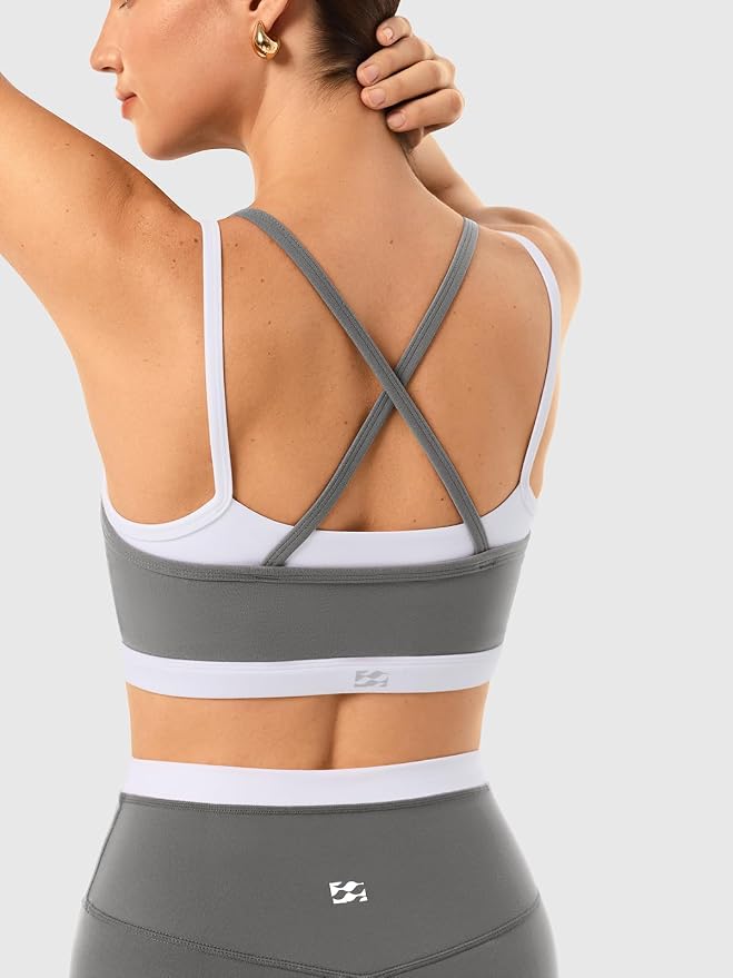High Waisted Seamless Leggings & Double Layer Sports Bra