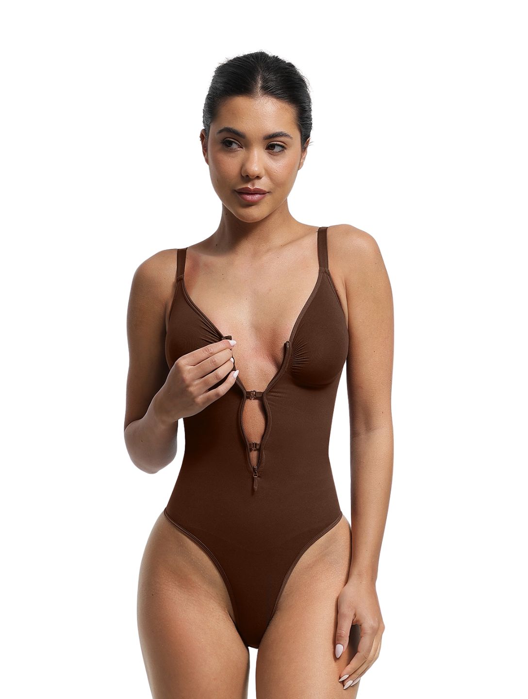 The Zip & Shape Bodysuit - HeyShape