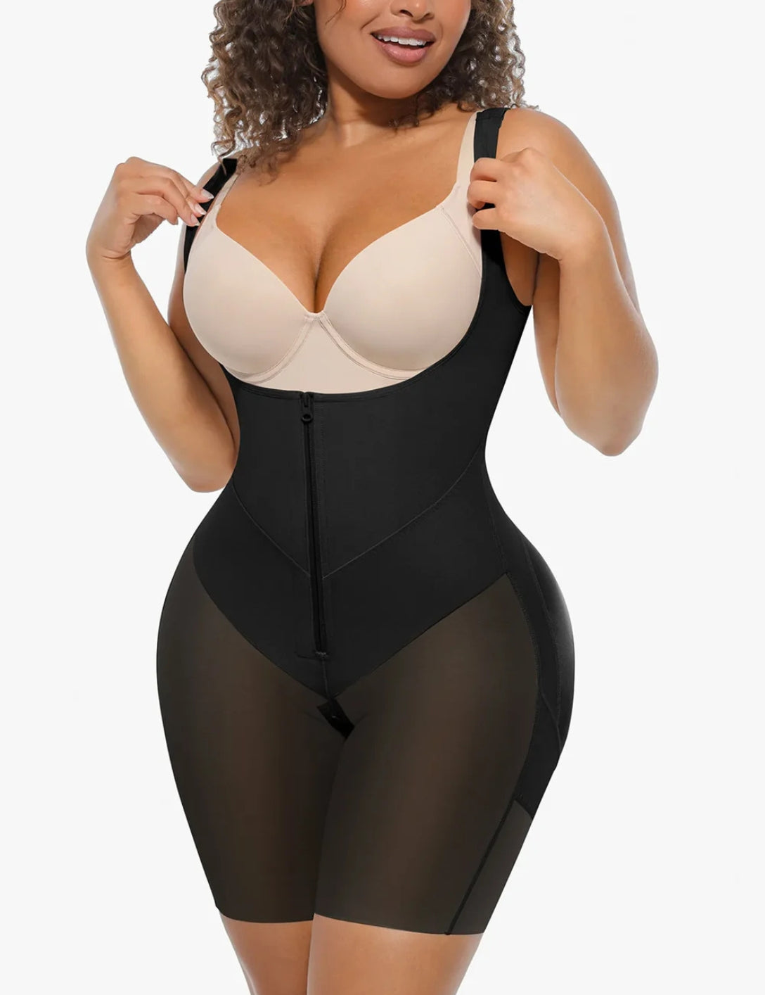 U-Shaped Faja Tummy Control Butt Lift Bodysuit - HeyShape