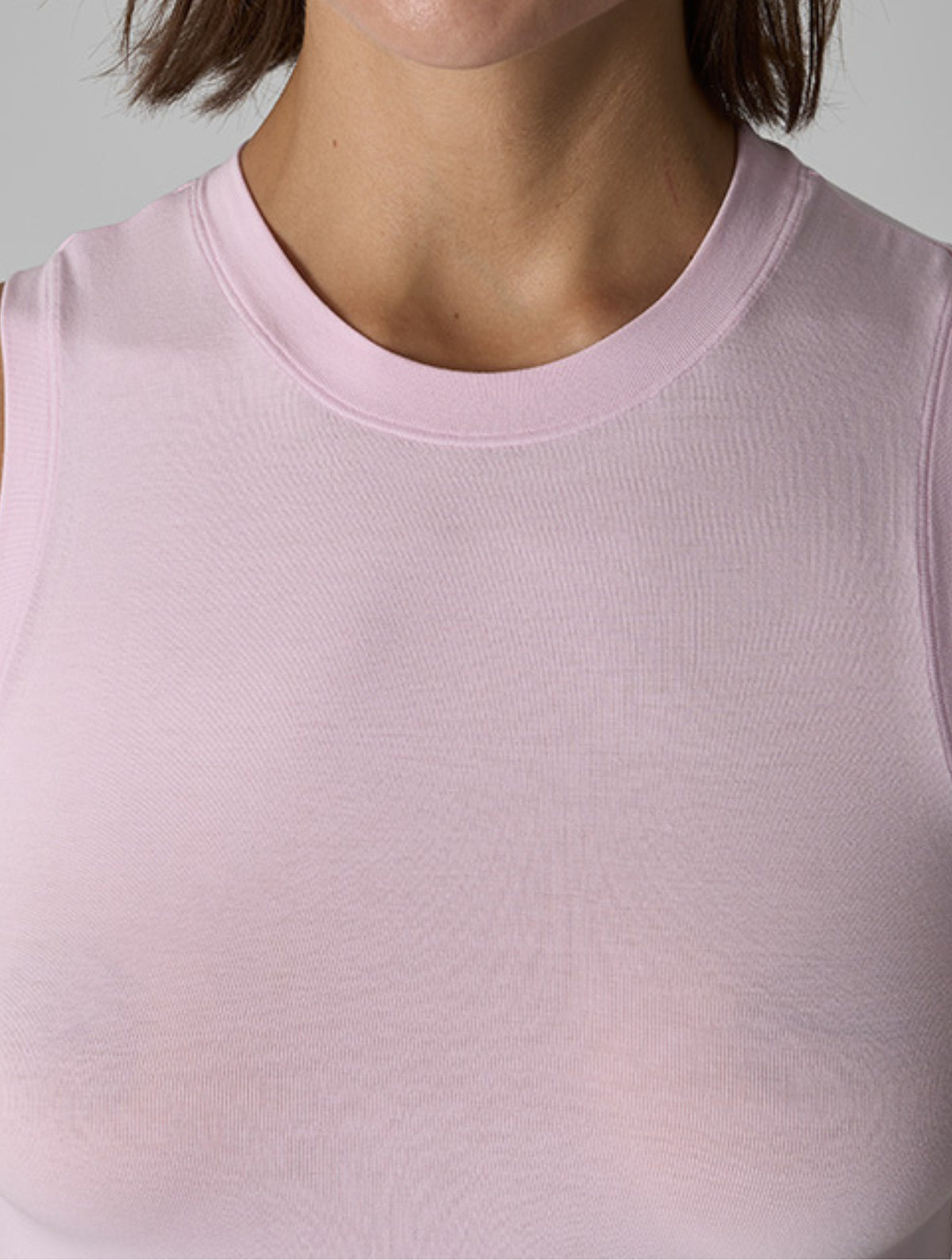 Cotton High Neck Top - HeyShape