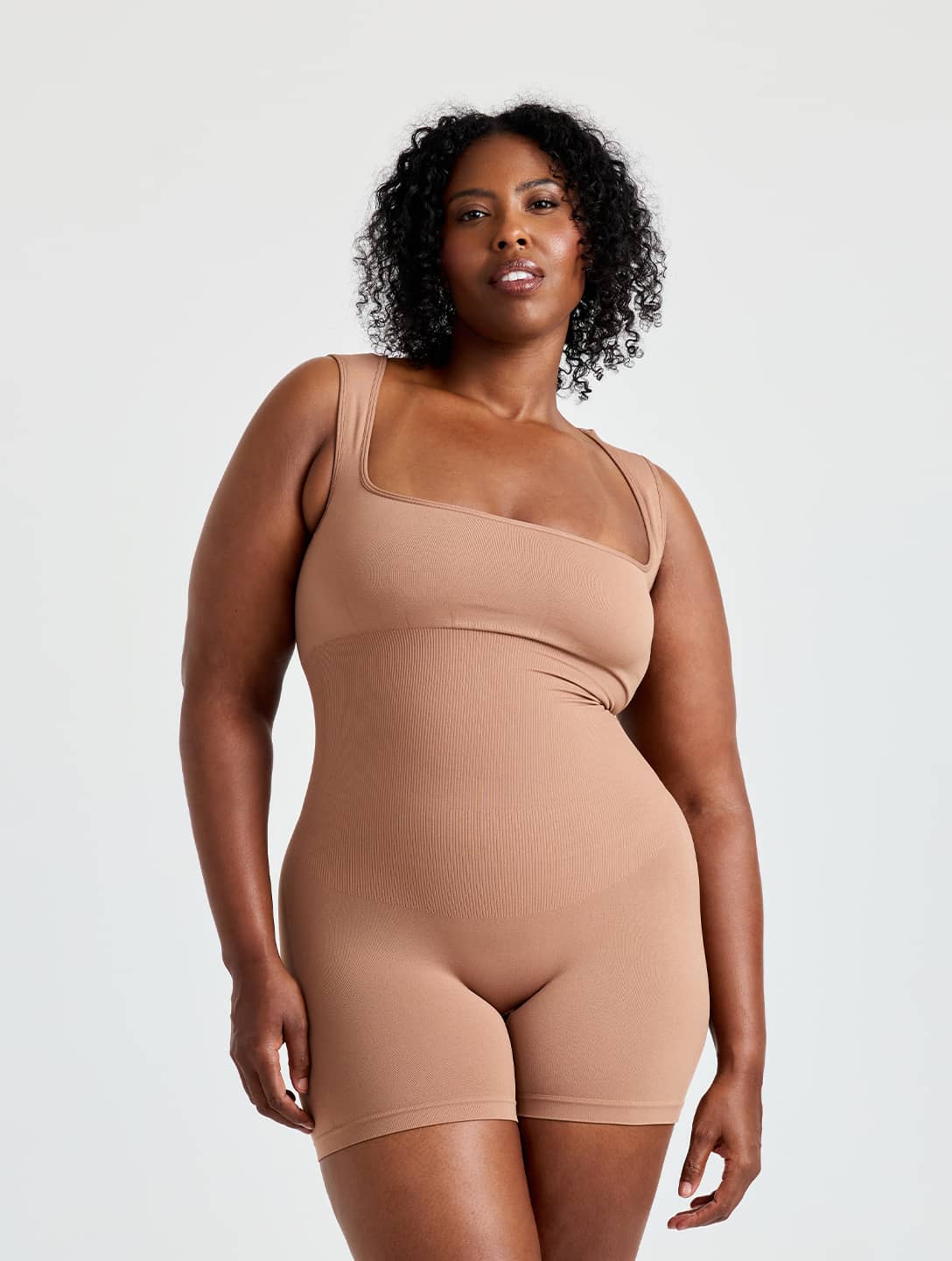 Shapewear-Jumpsuit mit Carré-Ausschnitt