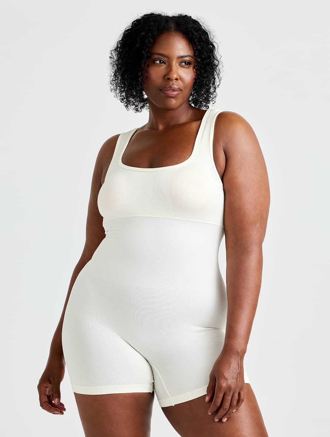 Shapewear-Jumpsuit mit Carré-Ausschnitt