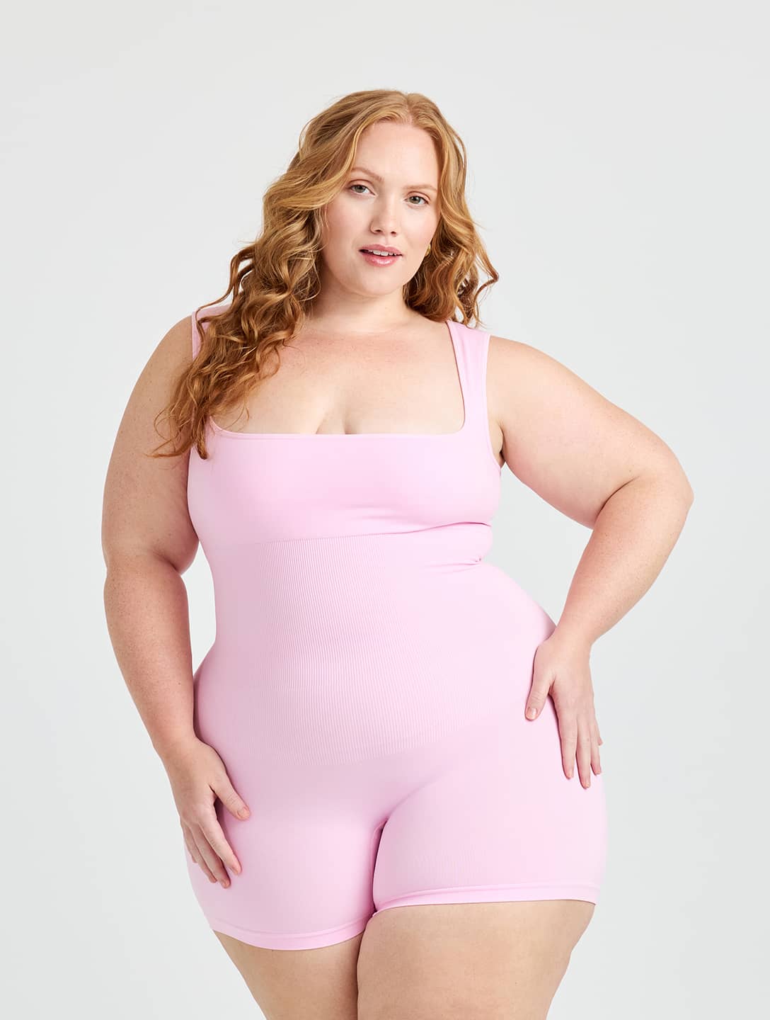 Shapewear-Jumpsuit mit Carré-Ausschnitt