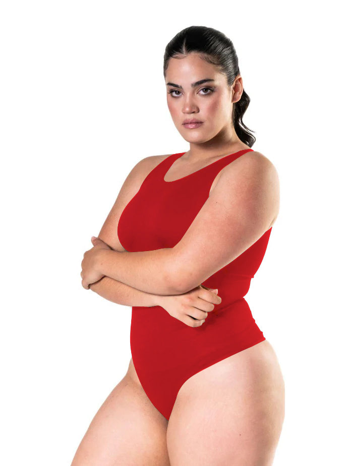 Ronde Hals String Bodysuit