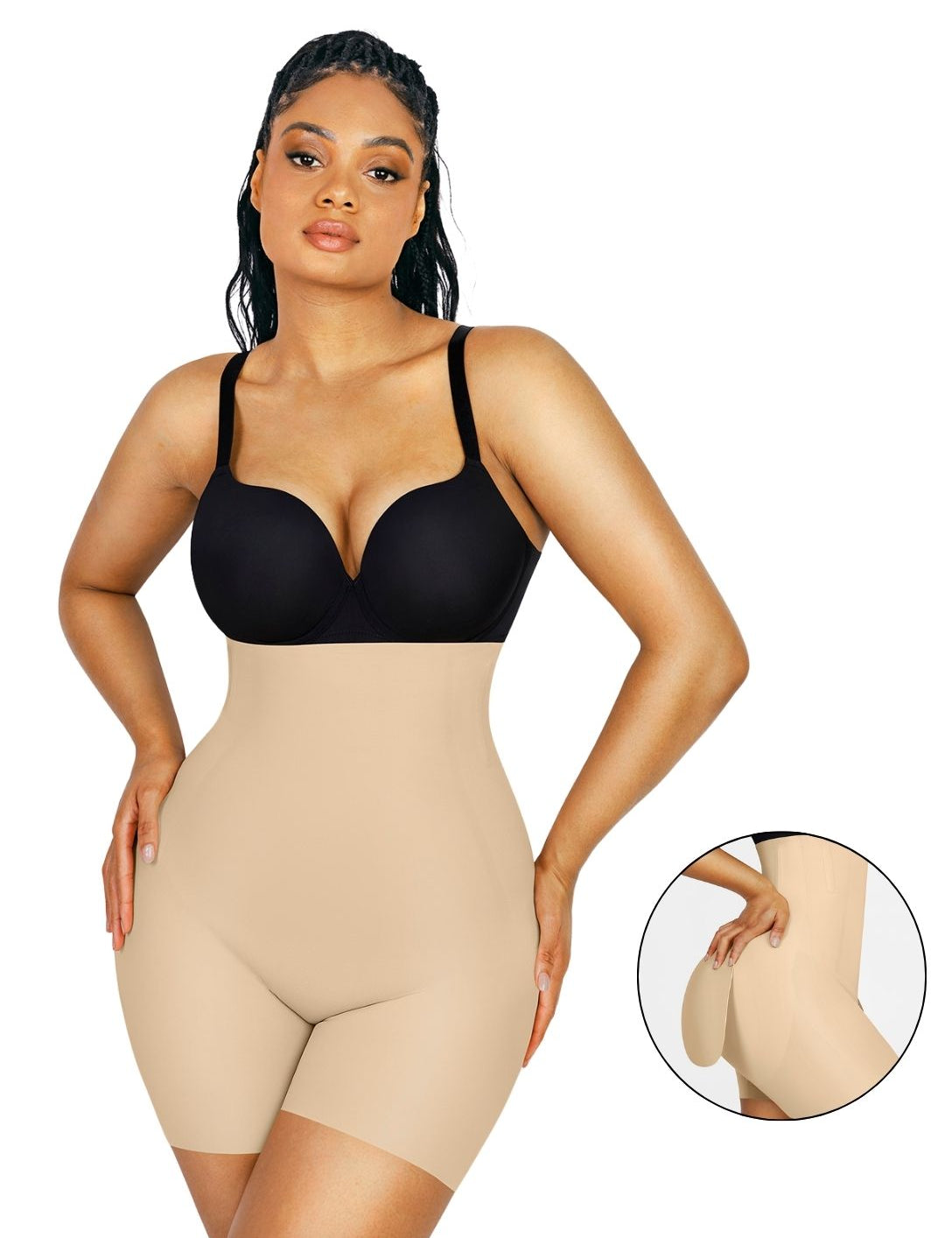 Ultra High Waisted BBL Shorts - HeyShape