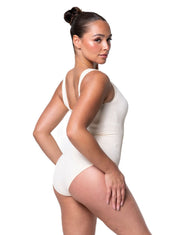 Ribbed Snatched Shapewear Bodysuit - HeyShape